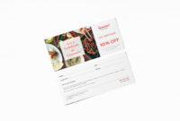 Restaurant Gift Certificate Template In Psd, Word In Simple Indesign Gift Certificate Template