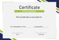 Sample Certificate Of Participation Template Calep Regarding Certification Of Participation Free Template