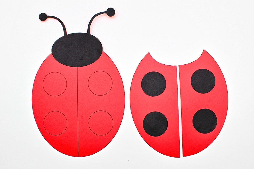 Scratch Off Ladybug Card (With Free Printable!) | The For Blank Ladybug Template