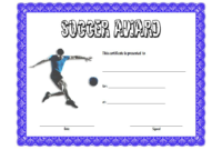 Soccer Award Certificate Template Free 4 In 2020 Regarding Soccer Mvp Certificate Template