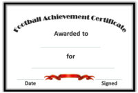 Soccer Award Certificates | Football Awards, Certificate Throughout Soccer Certificate Template Free 21 Ideas