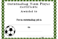 Soccer Award Ideas | Examples And Forms With Regard To Free Youth Football Certificate Templates