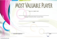 Soccer Mvp Certificate Template Free 7 In 2020 With Simple Mvp Certificate Template