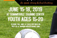Soccer Youth Summer Camp Poster Flyer Social Media Post Inside Fantastic Volleyball Tournament Certificate 8 Epic Template Ideas