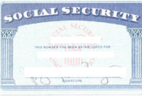 Social Security Card Template | Shatterlion Regarding Blank Social Security Card Template Download