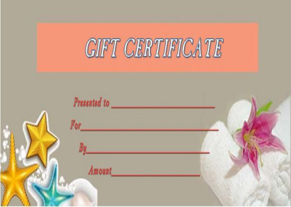 Spa Gift Certificate Template 27+ Word, Psd Templates Within Spa Day Gift Certificate Template