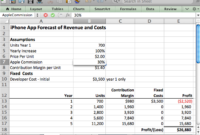 Spreadsheets To Estimate Costs Throughout Cost Forecasting Template