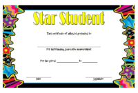 Star Student Certificate Template 2 Pertaining To Student Of The Week Certificate Templates