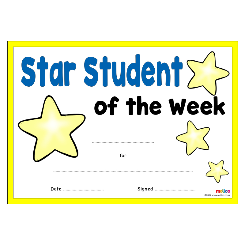 Star Student Certificates | Eyfs, Ks1, Ks2 For Fascinating Star Certificate Templates Free