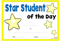 Star Student Certificates | Eyfs, Ks1, Ks2 For Free Student Certificate Templates
