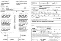 State Of Michigan Uniform Law Citation Fill Online With Regarding Blank Speeding Ticket Template