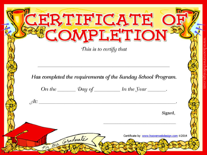 Sunday School Certificate Templates | Download Free Inside Free Printable Certificate Of Promotion 12 Designs
