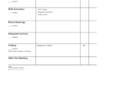 Team Meeting Agenda Template 4 Free Templates In Pdf Within Plc Agenda Template