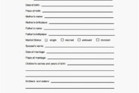 Téléchargement Gratuit! Free Editable Obituary Template Regarding Fill In The Blank Obituary Template