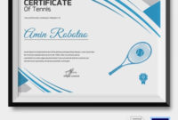 Tennis Certificate Template 8+ Free Word, Pdf Documents With Regard To Simple Printable Tennis Certificate Templates 20 Ideas