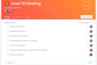 The Level 10 Meeting Agenda: Pros, Cons And Guidance | Soapbox With Regard To New All Hands Meeting Agenda Template