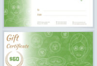 The Marvellous Spa Massage Gift Certificate Template With Inside Fresh Spa Gift Certificate