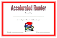 Top 7 Ar Certificate Template Free For 2020 With Summer Reading Certificate Printable
