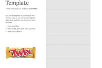 Twix Chocolate Bar 1.79 Oz Blank Wrapper Template Cookie Throughout Blank Candy Bar Wrapper Template