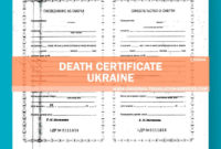 Ukraine Death Certificate Translation Template For $15 With Regard To Death Certificate Translation Template