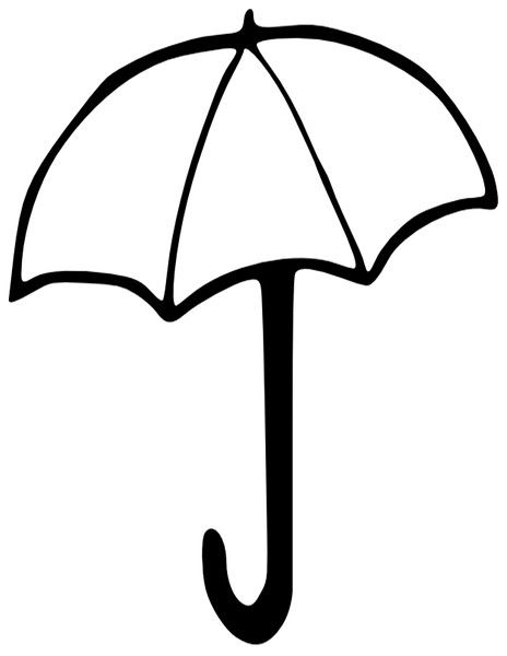Umbrella Printable Pattern | Umbrella, Printable Patterns With Blank Umbrella Template