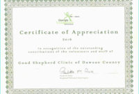 Volunteer Appreciation Certificate Templates Calep For Regarding Volunteer Of The Year Certificate Template