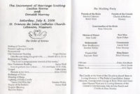Wedding Reception Program Free Printable | Wedding In Fascinating Wedding Reception Agenda Template