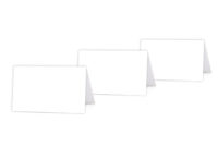 White Color Blank Table Tent Printable Place Cards, 20 Throughout Free Blank Tent Card Template