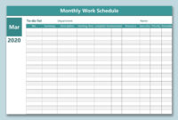 Wps Template Free Download Writer, Presentation With Regarding Blank Monthly Work Schedule Template