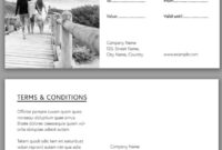 Gift Certificate Template Design In Adobe InDesign