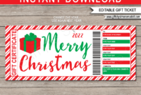 Free Christmas Gift Certificate Templates: A Customizable Guide For Festive Gifting