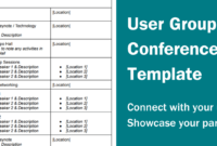 Comprehensive Multi-Day Meeting Agenda Template