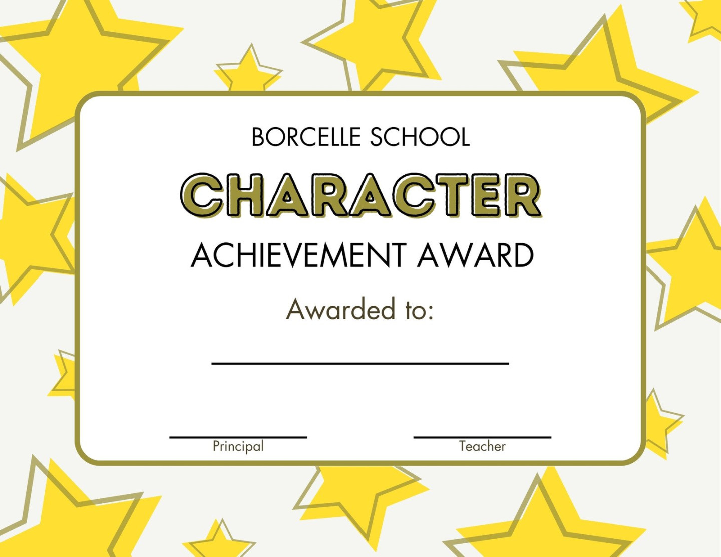 Free custom printable school certificate templates  Canva