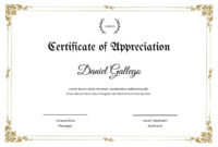 Free Blank Certificate Templates For Formal Download