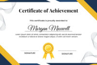 Comprehensive Collection Of Free Word Certificate Templates For Formal Presentations