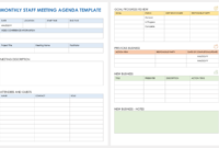 Team Meeting Agenda Template