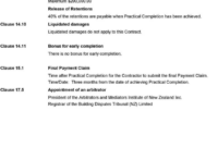 Practical Completion Certificate Template JCT