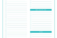 Comprehensive Grocery Shopping List Template