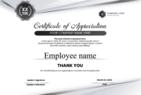 Anniversary Certificate Template: A Formal Commemoration